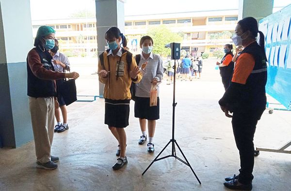 NIETS conducted O-NET for grade 12 students in the 2021 academic year at the testing field and followed the preventive measures against the spread of COVID-19 strictly.