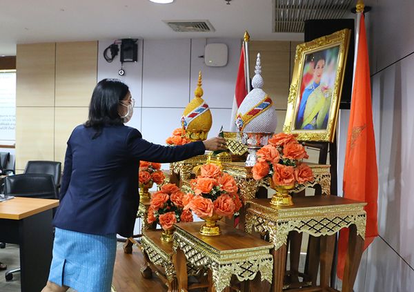 NIETS held a Buddhist chanting session for HRH Princess Bajrakitiyabha Narendiradebyavati.