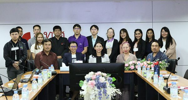 NIETS conferred upon and welcomed the educational working team from the General Education Administration and English Language Development Center (G&E Center), Silpakorn University Sanam Chandra Palace Campus.