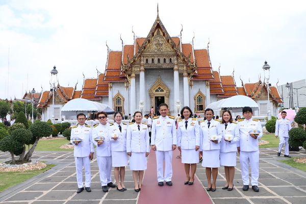 NIETS participated in the royal merit-making ceremony for King Chulalongkorn (Rama V) at Benchamabophit Dusitvanaram Temple.