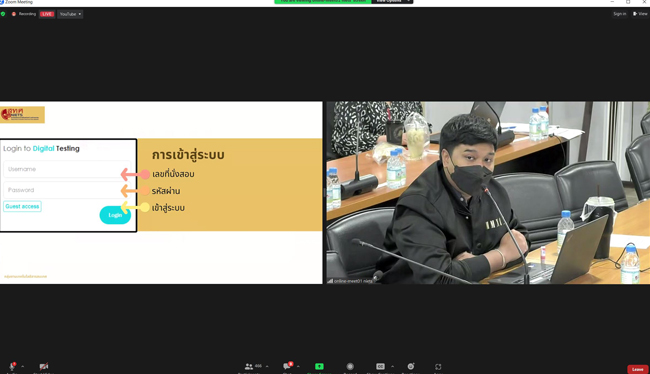 ภาพ สทศ. จัดการประชุมชี้แจงคณะกรรมการระดับสนามสอบการทดสอบ N-NET ครั้งที่ 1 ปีการศึกษา 2566