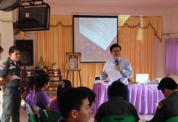 ภาพ สทศ. จัดการประชุมเชิงปฏิบัติการกำกับ นิเทศ ติดตามผลการนำผลสอบ O-NET  ไปสู่การพัฒนาคุณภาพโรงเรียนตำรวจตระเวนชายแดนภาคที่ 1 (นำร่อง) ณ โรงเรียนมัธยมพระราชทานนายาว จ.ฉะเชิงเทรา